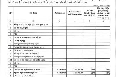 2.2. CÔNG KHAI TÌNH HÌNH THỰC HIỆN DỰ TOÁN THU-CHI NSNN_QUÝ I-NĂM 2021