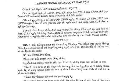 2.6. CÔNG KHAI NSNN_2023_QĐ BSKP CHI ỨNG DỤNG CNTT, CHUYỂN ĐỔI SỐ TRƯỜNG HỌC VÀ CÁC KHOẢN CHI KHÁC