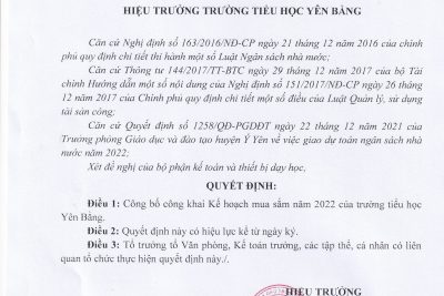 3.1. CÔNG KHAI KẾ HOẠCH MUA SẮM TS NĂM 202